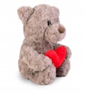 MIŚ Z SERCEM SZARY 25 CM