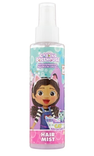 Mgiełka do włosów 125 ml Koci domek GabiKitty fairy guma balonowa