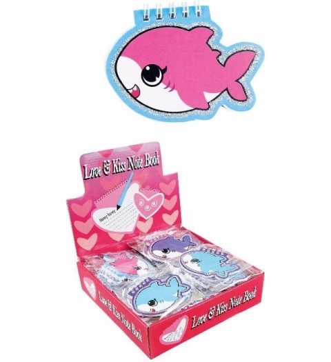 Notesik MAŁY DELFIN mix wzorów