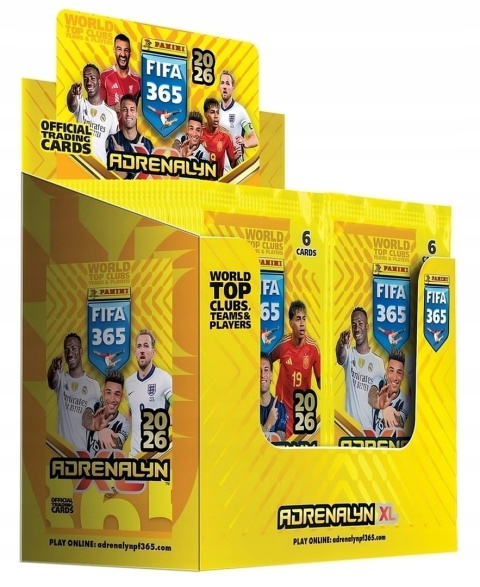 PANINI FIFA ADRENALYN XL 2026 DISPLAY 50 szt