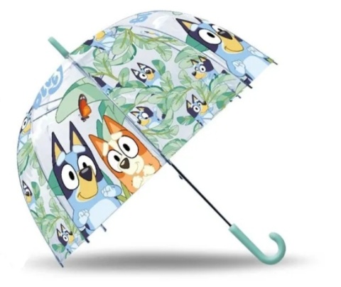 Parasolka Bluey przezroczysta