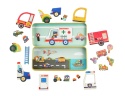 Podróżne puzzle magnetyczne - Pojazdy