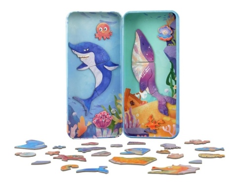 Podróżne puzzle magnetyczne - Podwodna przygoda
