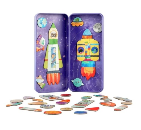 Podróżne puzzle magnetyczne - Odyseja kosmiczna