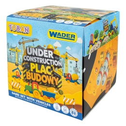 ZESTAW PIASEK DYNAMICZNY I FLUFFY – PLAC BUDOWY