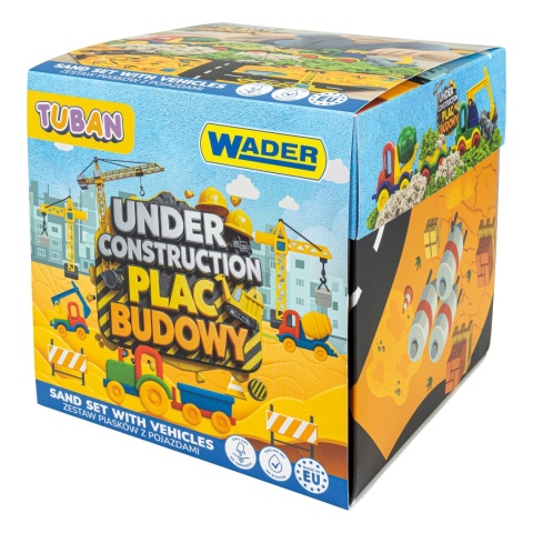 ZESTAW PIASEK DYNAMICZNY I FLUFFY – PLAC BUDOWY