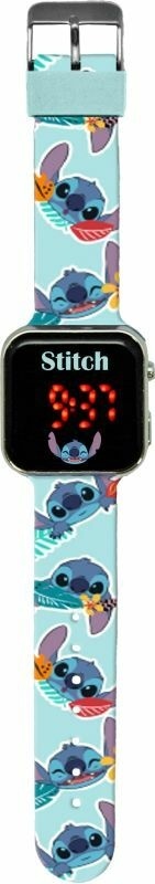 Zegarek LED z kalendarzem Stitch