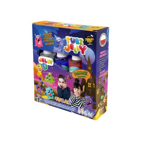 Zestaw Tubi Jelly 3 kolory - Potworki