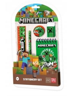 Zestaw przyborów do pisania 5 elementów MINECRAFT